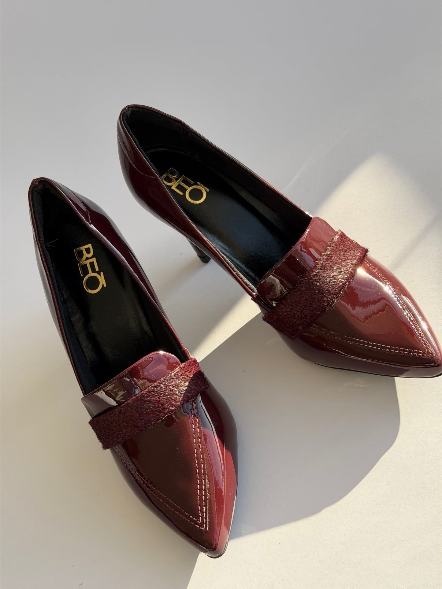 Zapatos Leonor Burdeos