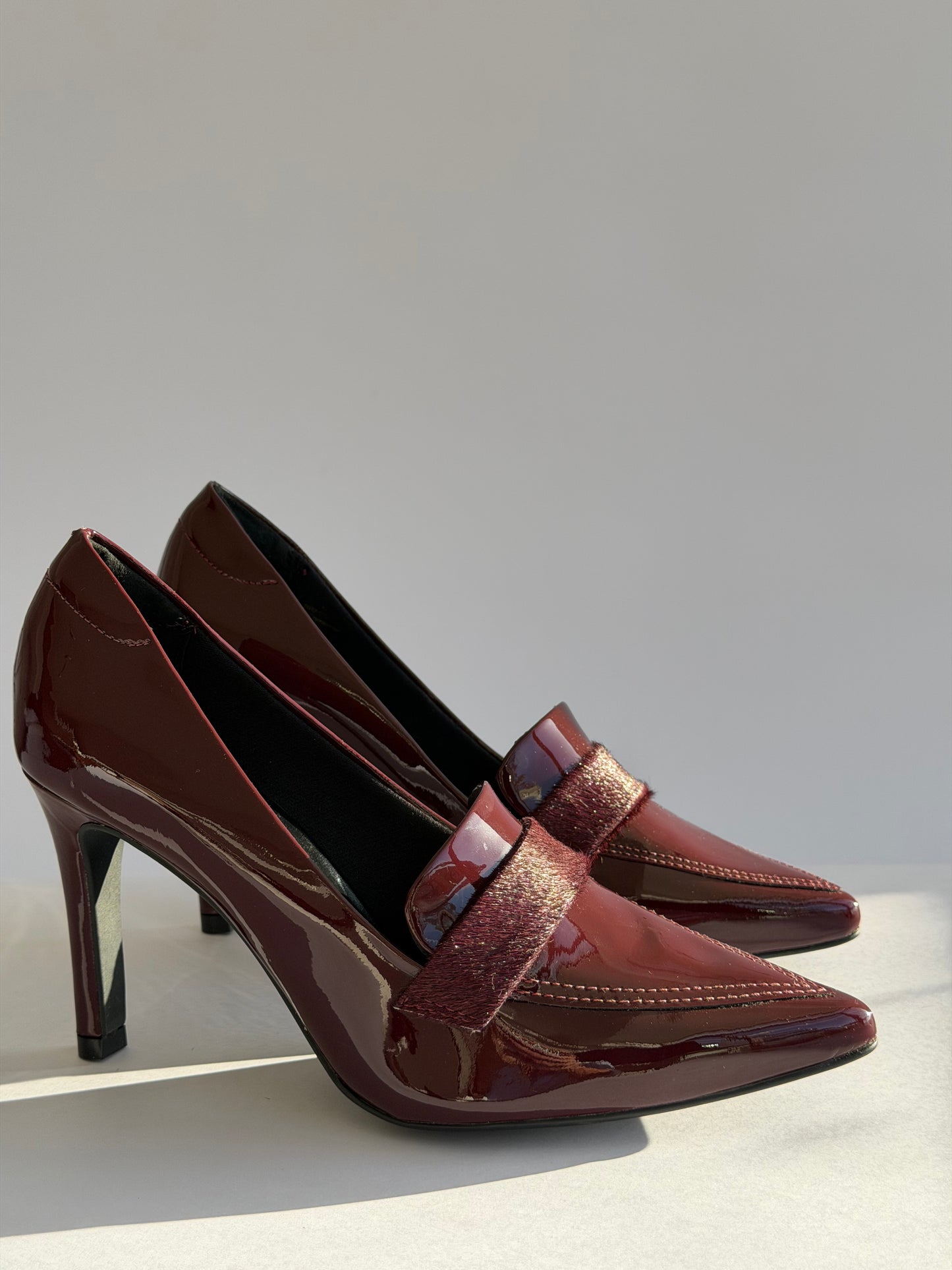 Zapatos Leonor Burdeos