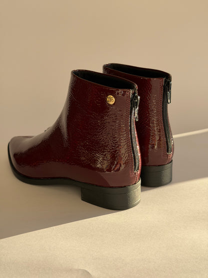 Botines Cos Burdeos