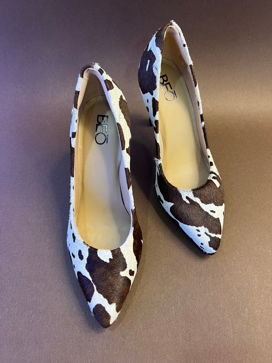 Stilettos Cuero Pelo