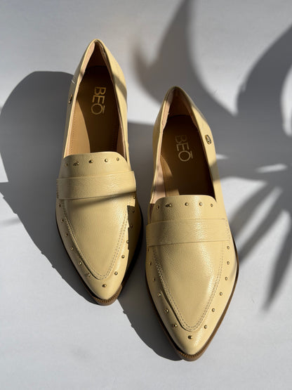 Mocasín Mykonos Amarillo Mantequilla