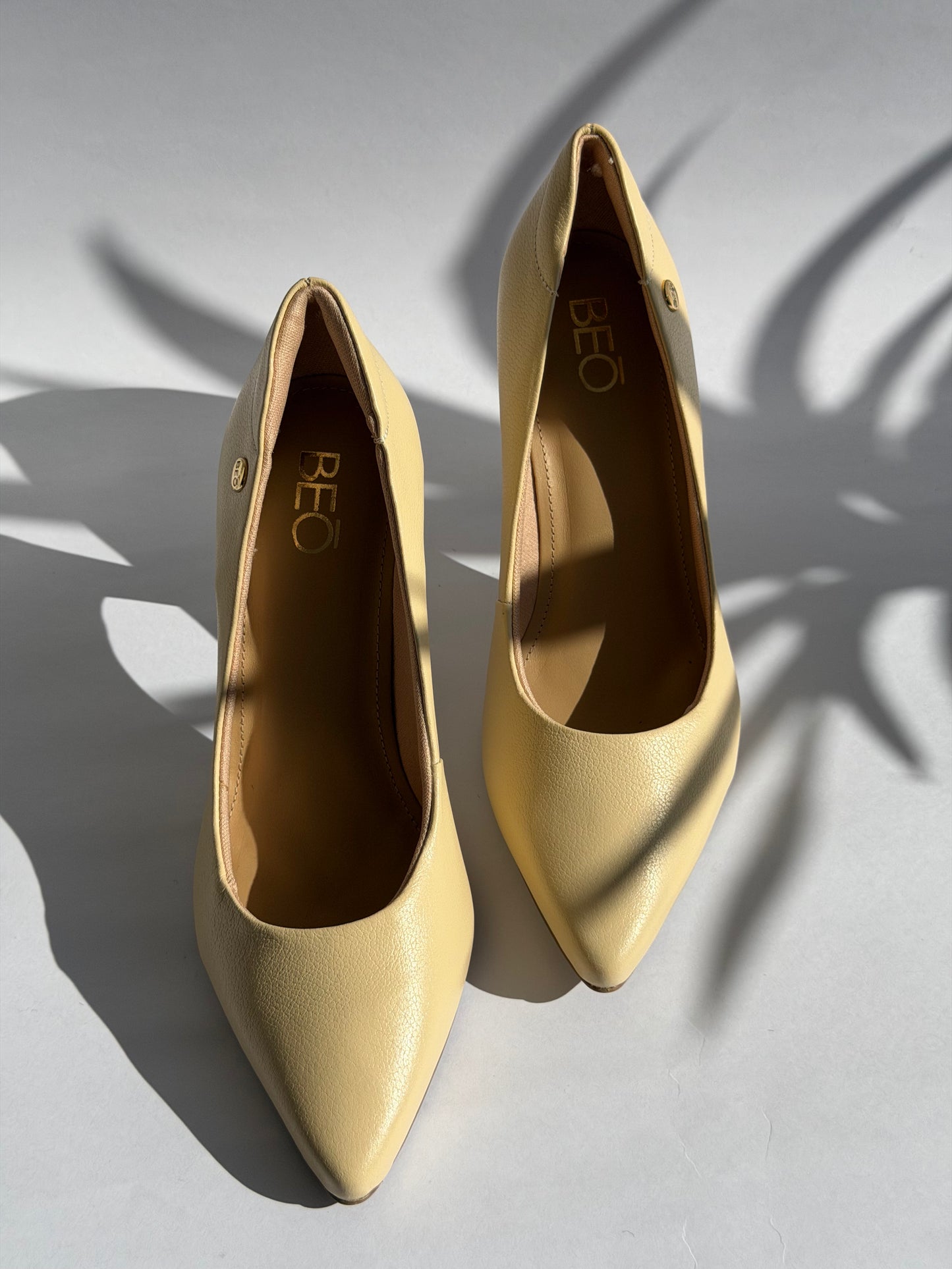 Stilettos Abu Dabi Amarillos Mantequilla
