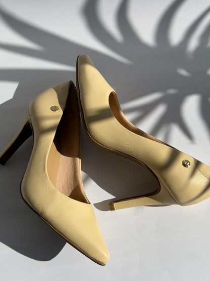 Stilettos Abu Dabi Amarillos Mantequilla