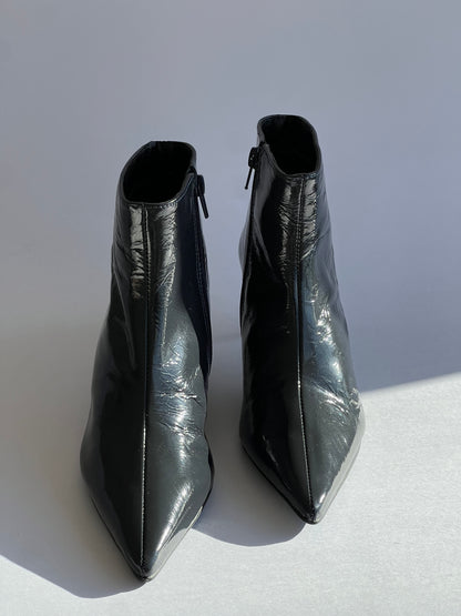 Botines Juana Azul Marino