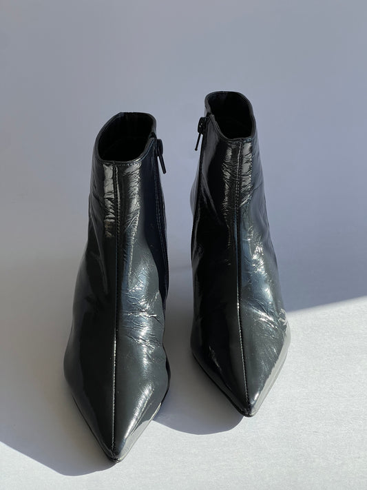 Botines Juana Azul Marino
