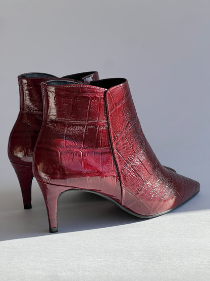 Botines Marie Burdeos