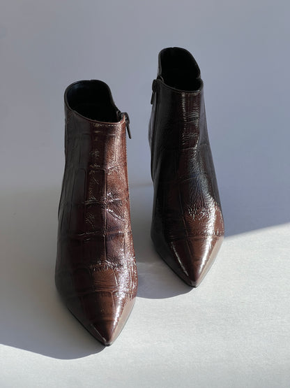 Botines Marie Marrón