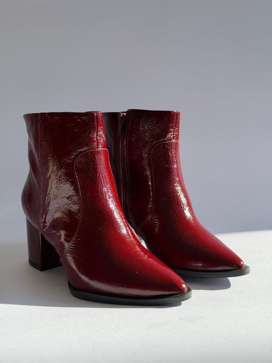 Botines Frida Burdeos